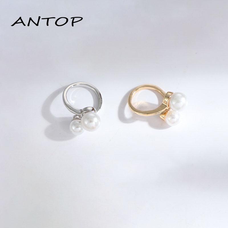 Gesper Syal Sutra Bahan Alloy Aksen Mutiara Untuk Dress