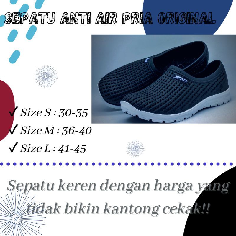 Sepatu anti air pria original