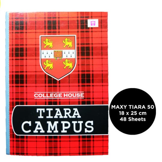 

Buku Tulis BESAR Tiara Maxy Boxy Campus 50lembar (1pack isi 10pcs buku)