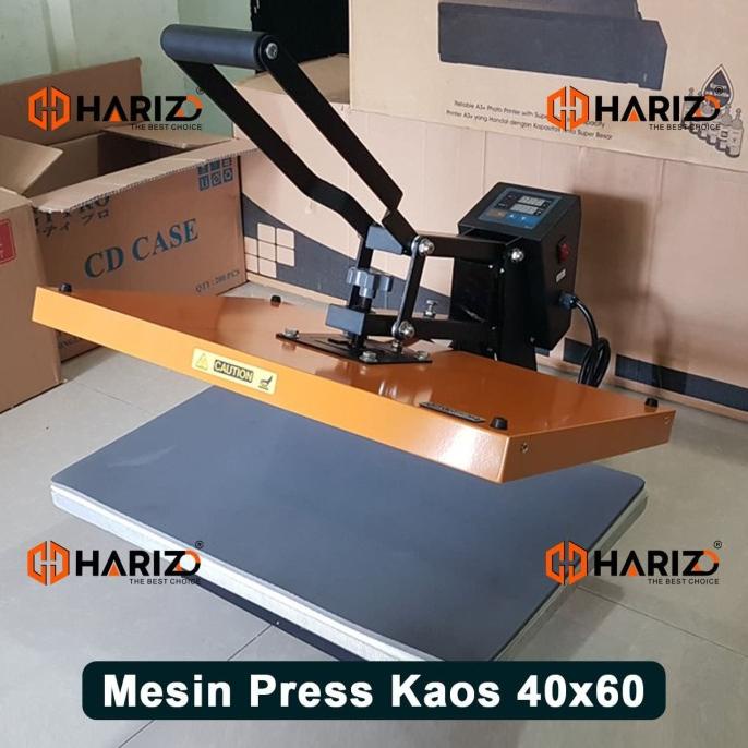 ~~~] Mesin Press Kaos 40x60 Alat Heatpress Cetak Baju Digital Sablon
