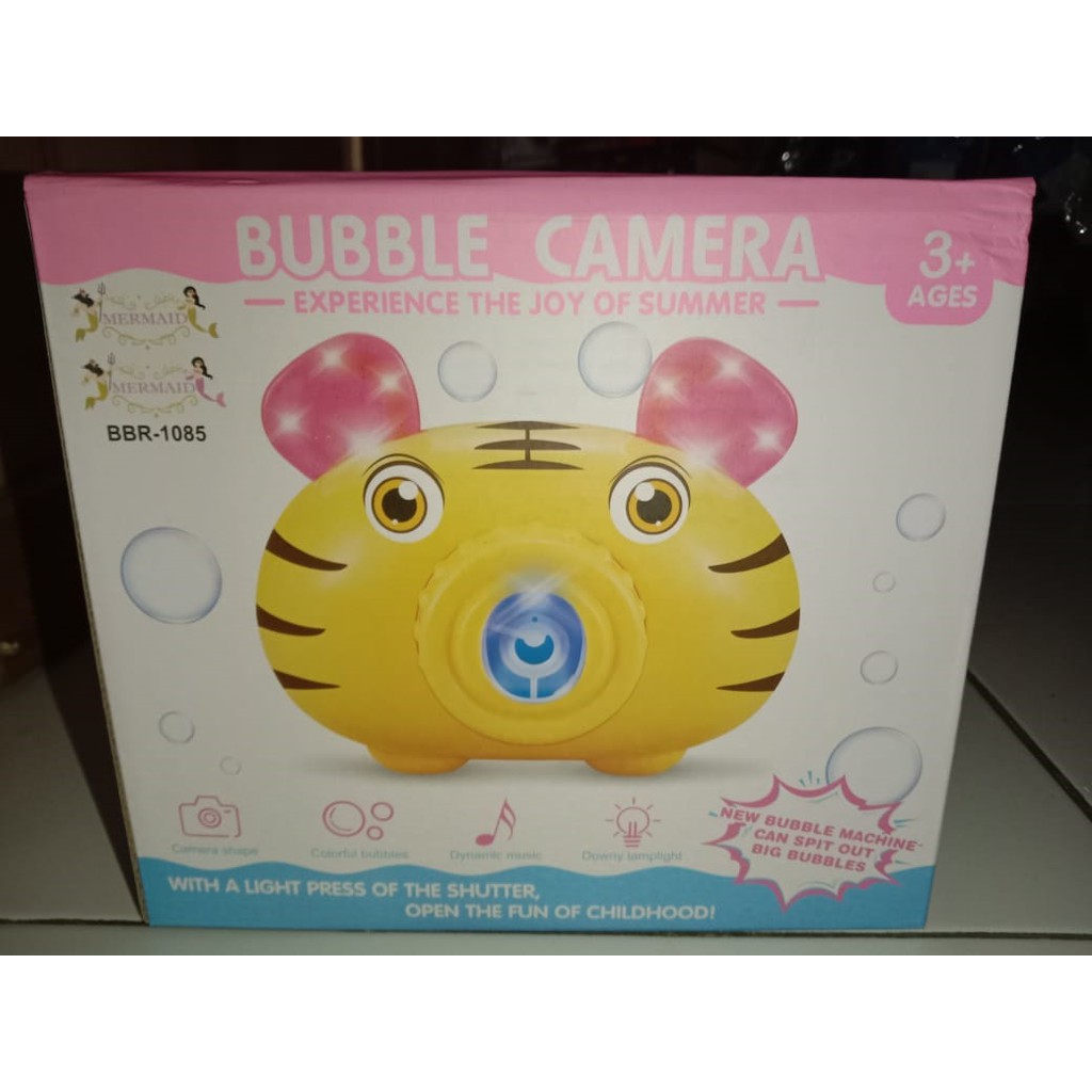 bubble kamera / mainan anak / mainan gelembung