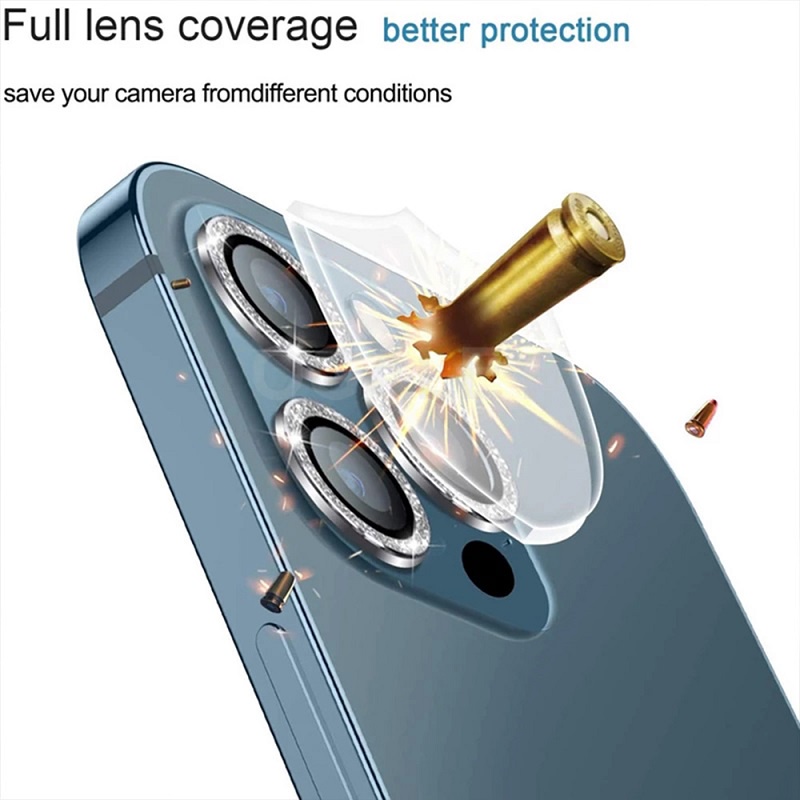 Tempered Glass Pelindung Lensa Kamera Belakang Untuk iPhone 13 Pro Max 11 Pro Max 12Mini