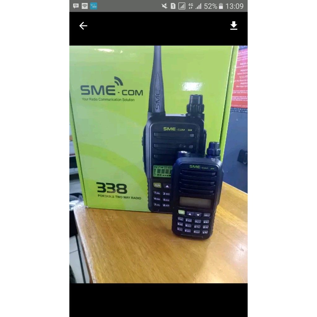 HT SME Com 338 Frekunsi UHF VHF UHF LOW Berkualitas