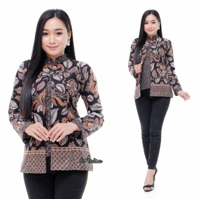 Atasan Batik Wanita Ppbtk07 Modern Batik Murah Cassual Atasanbatik Wanitabatik /atasanwanita...