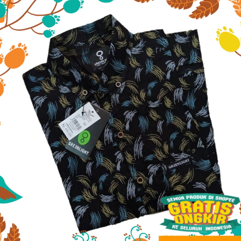 Besar JUmbo 17agustus merdeka / PAKAIAN ATASAN BAJU HEM KEMEJA PRIA LENGAN PENDEK SURFING KASUAL MOT