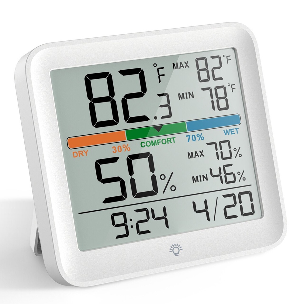 Thermostat Alat Ukur Kelembaban Udara Temperature Humidity LCD Screen