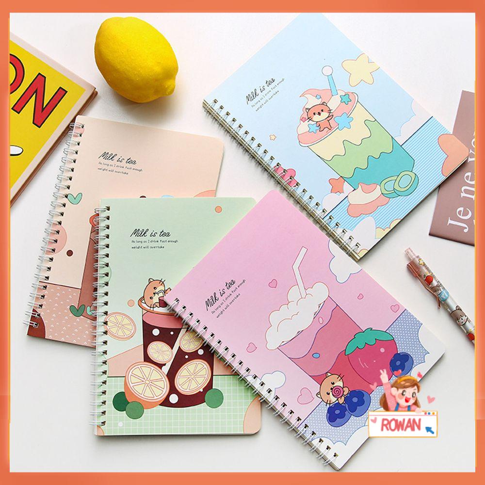 R-flower Buku Agenda / Diary A5 Motif Alpukat / Bunga Untuk Pelajar