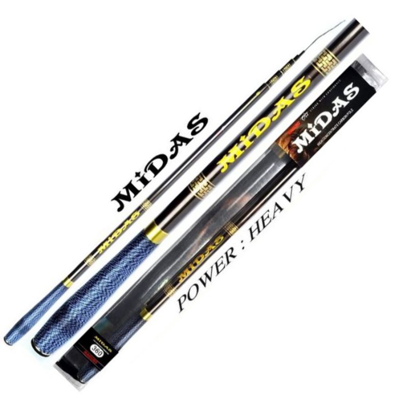 Joran Tegek Maguro Midas | Carbon pole | Ringan | Nyaman | Kuat | Silahkan pilih ukuran