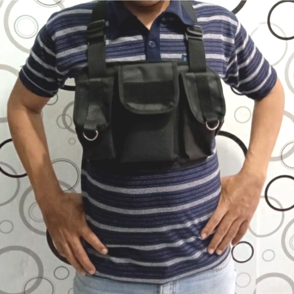 Tas Dada - Chest bag - tas rompi - tas polisi - tas ojol