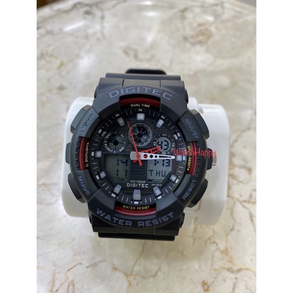 WatchHappy Digitec 2011 DA-2011T DA2011 DA 2011 Men Watch Sport Model Rubber Black Analog Digital