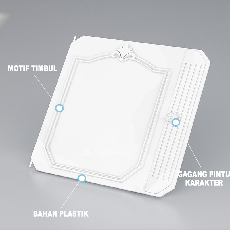 Lemari Plastik 1 Gantungan Lemari Plastik Lemari Serbaguna Lemari Portable - Futurehome8