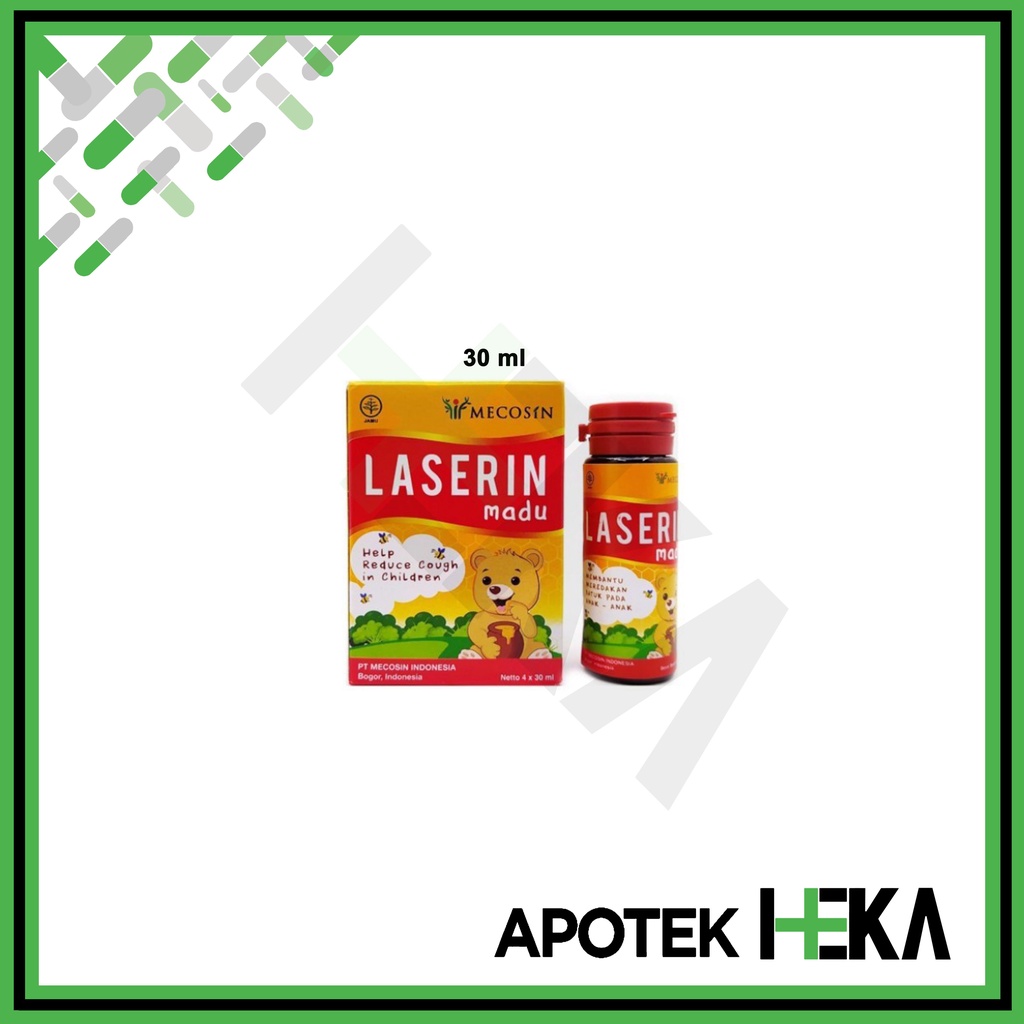 Laserin Madu 30 / 60 / 100 ml - Obat Batuk Anak Tenggorokan Gatal (SEMARANG)