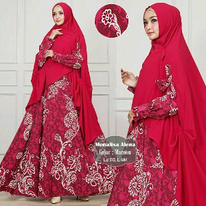 Ready Stok Gamis Syari Monalisa Alena terakhir