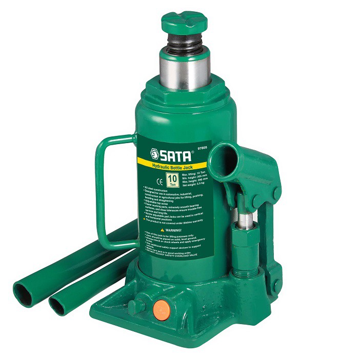 SATA Pompa Dongkrak Botol 10 Ton Hidraulic Hydraulic Bottle 97805