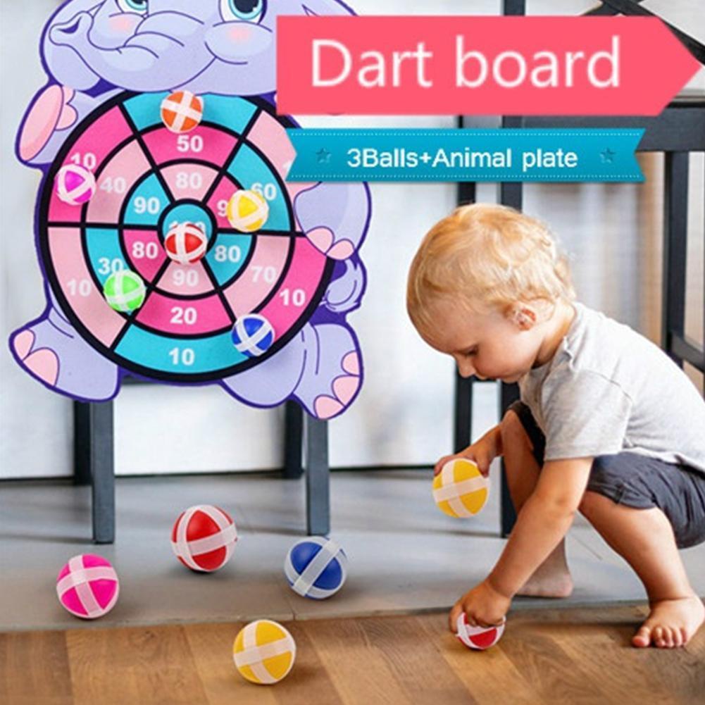 Mainan Papan Target Dart Motif Kartun Untuk Anak