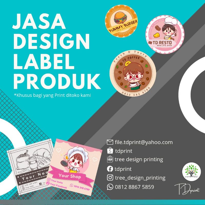 

Jasa Design Logo / Label Kemasan Produk/ label usaha / logo usaha