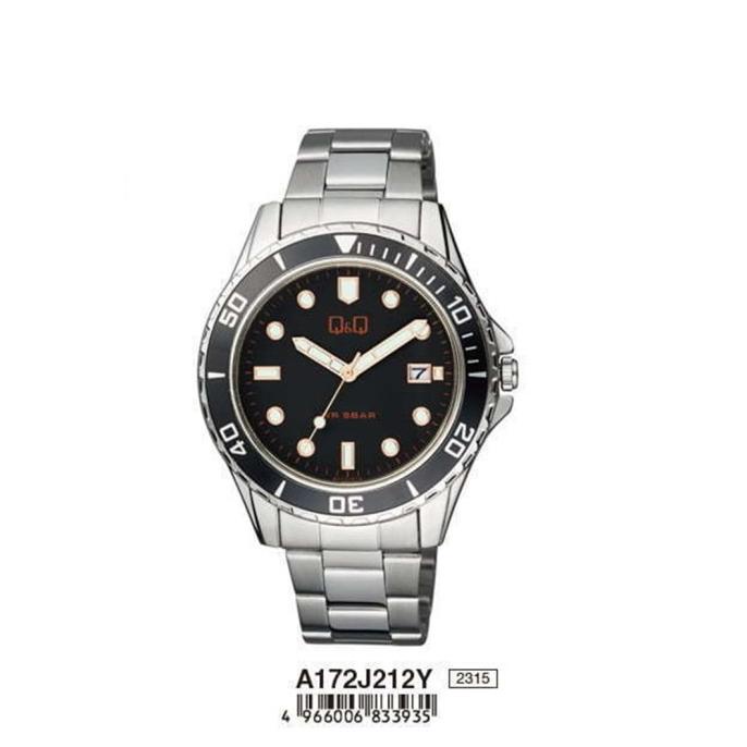 Q&Q QQ Jam Tangan Pria Analog Model Diver A172 A172J Series RLOJI ID