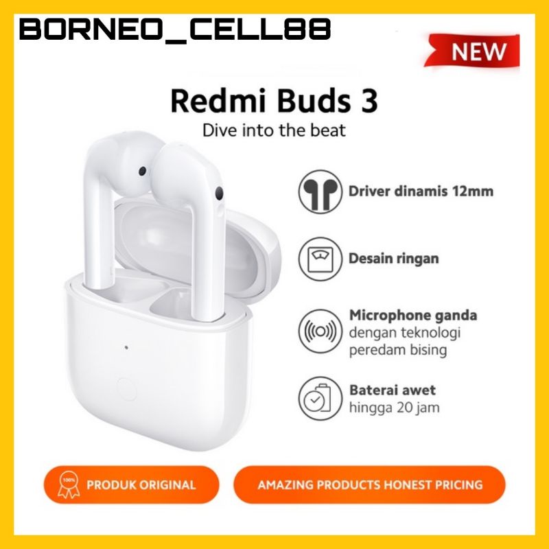 READY XIAOMI REDMI BUDS 3 GARANSI RESMI XIAOMI INDONESIA