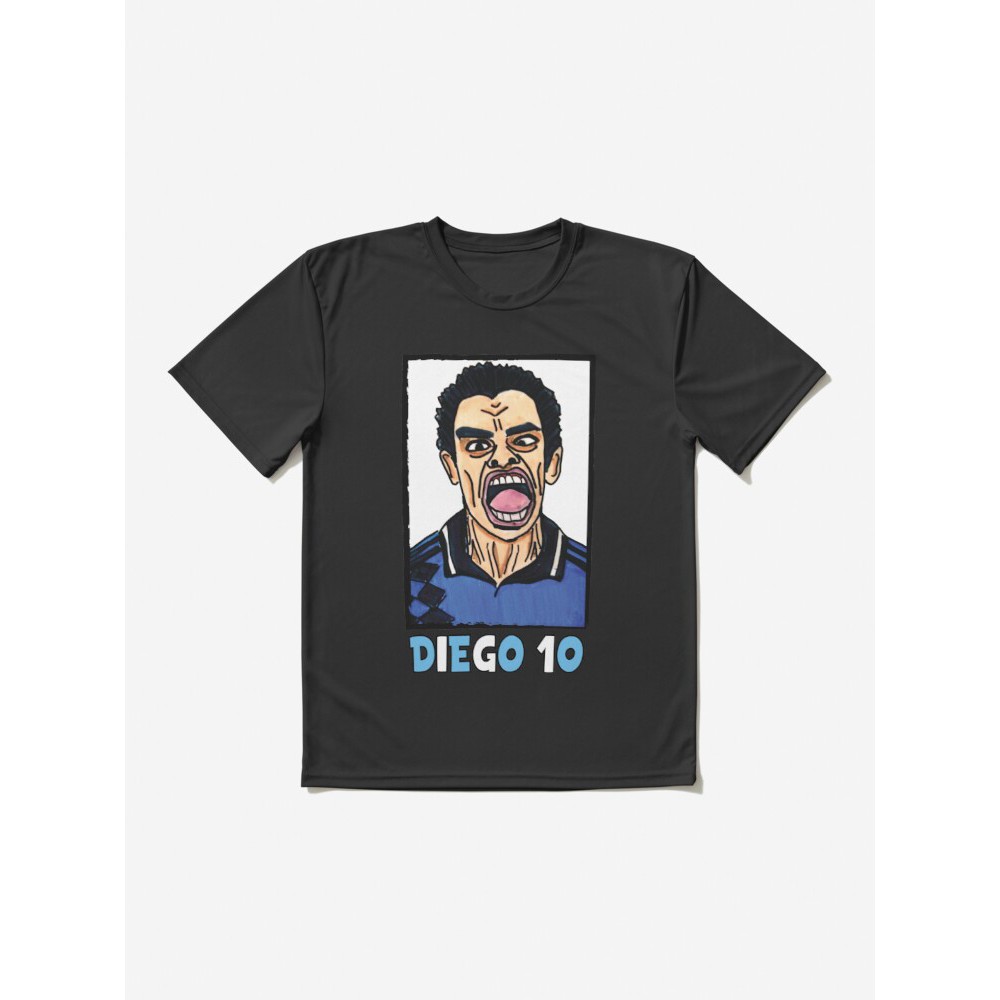 Kaos Katun Karikatur Sepak Bola Maradona