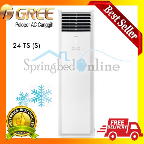 GREE AC Deluxe Floor Standing TS Series 3 PK 24TS (S)