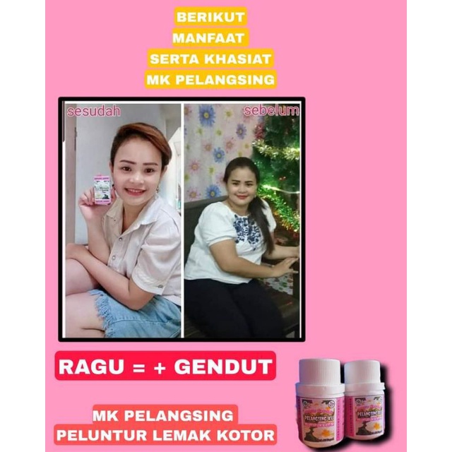 Penurunan BB MK pelangsing (BPOM dan original)