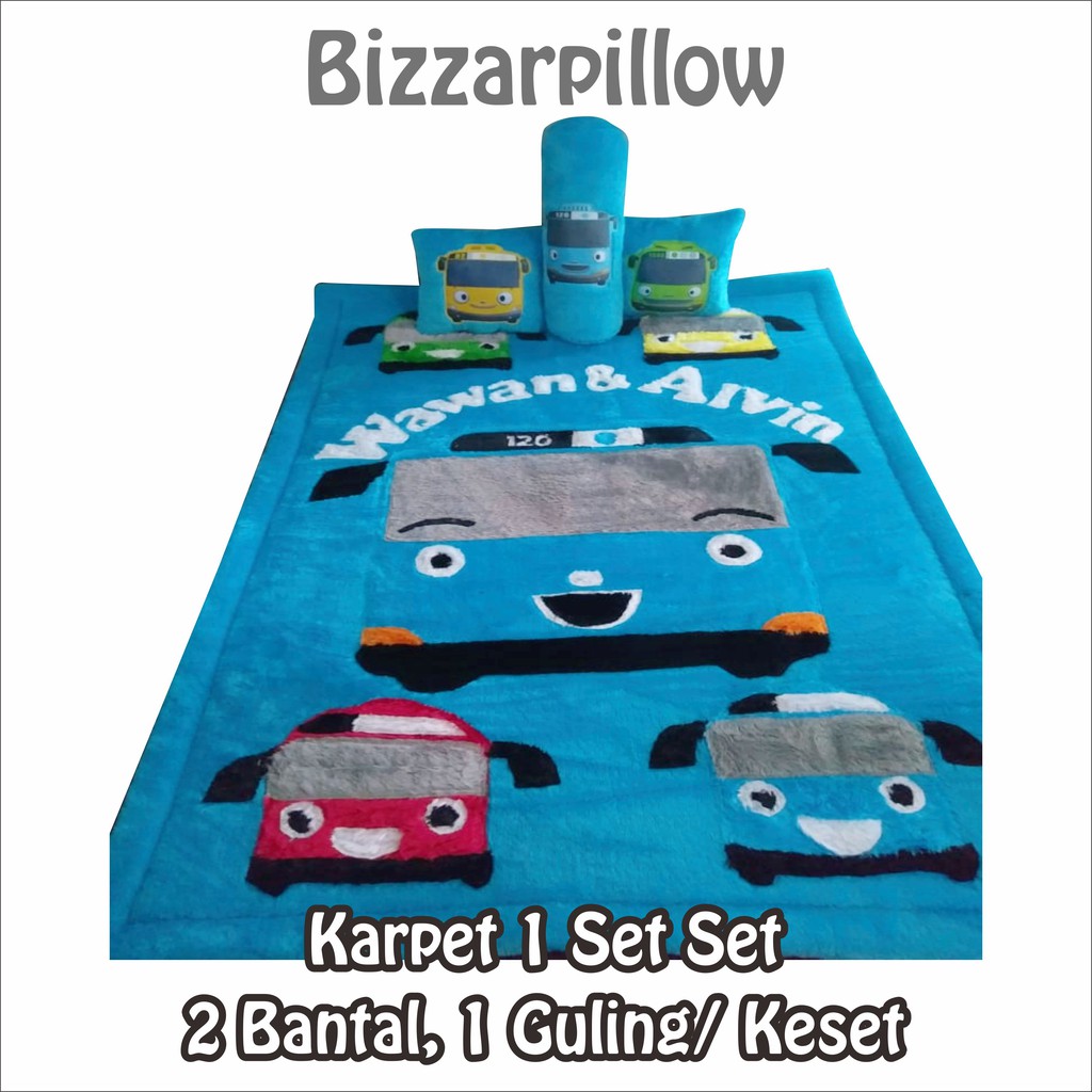 Bizzarpillow Karpet Bulu Rasfur 1 Set 150 x 200 x 5 BZ288