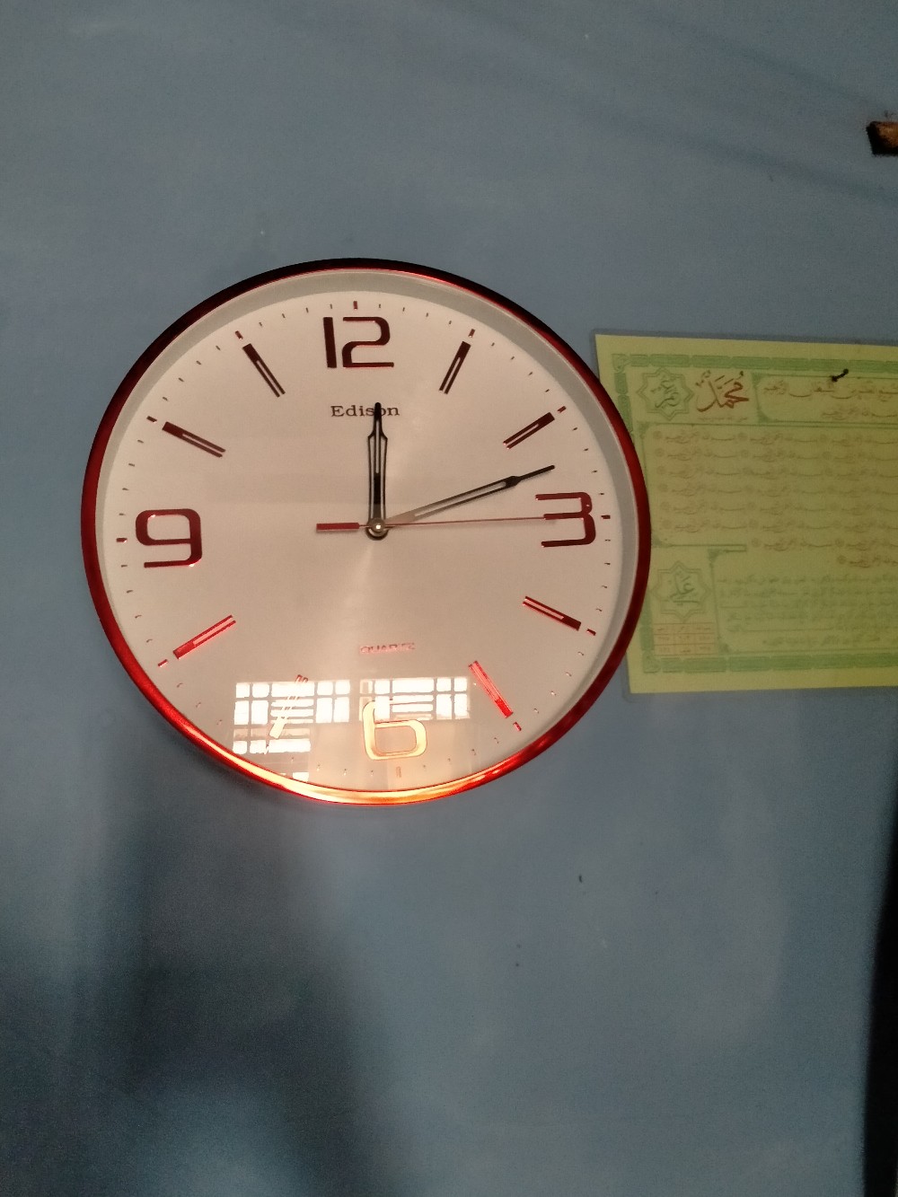 Jam Dinding Edison Edw 290 - T Bulat Minimalis Diameter 29 Cm Best Seller