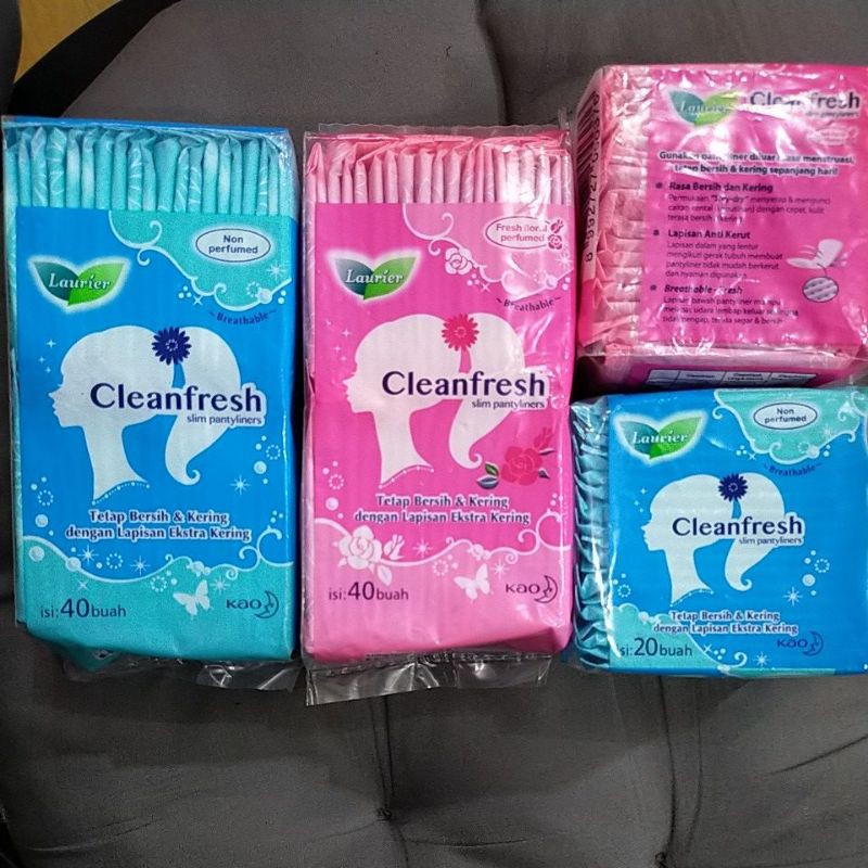 laurier pantyliner cleanfresh isi 20 &amp;40