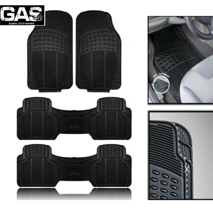 Karpet Mobil 3 Baris Universal Bahan Karet Mobil All New Avanza / All New Xenia / Veloz 2012 - 2014 