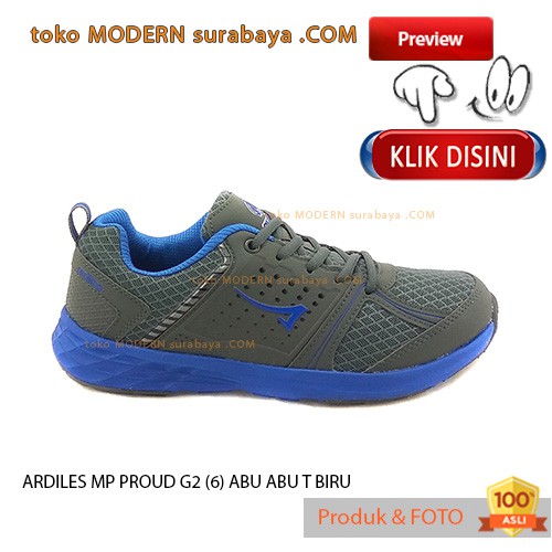 ARDILES MP PROUD G 2 6 GREY BLUE sepatu pria kets running casual sneakers