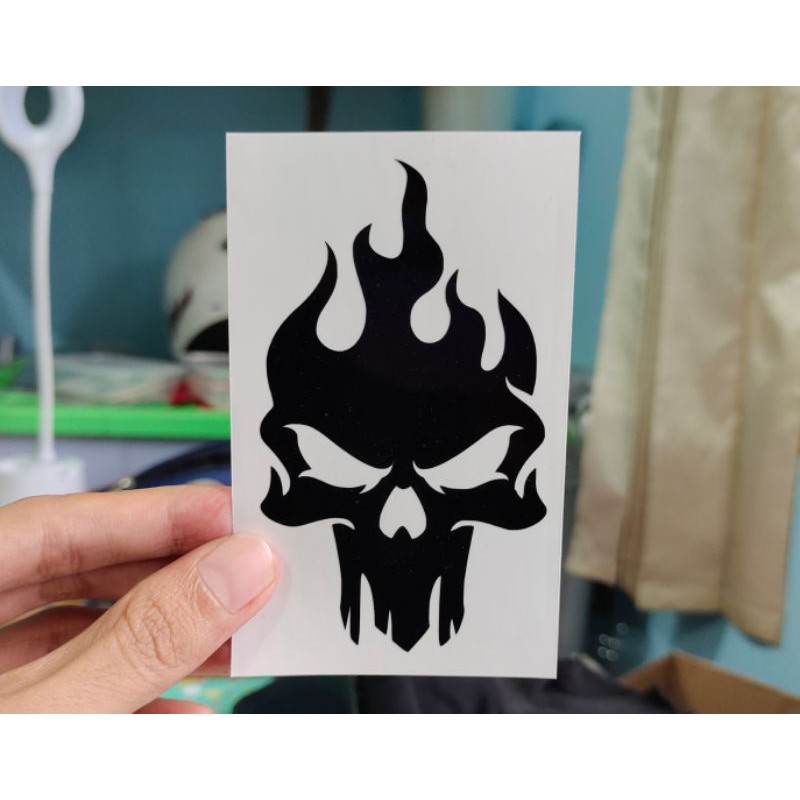 

stiker punisher custom cutting stiker murah