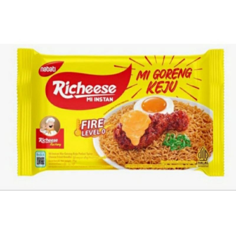 

PALING MURAH Richeese mi instan level 0, level 3 dan ramen keju