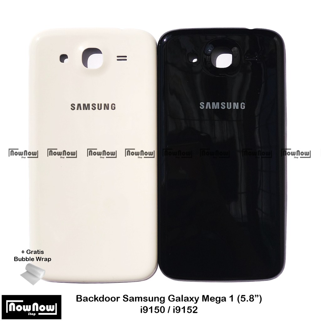 Backdoor Tutup Belakang Baterai Back Cover Casing Samsung Galaxy Mega 1 5.8 Inch I9150 I9152