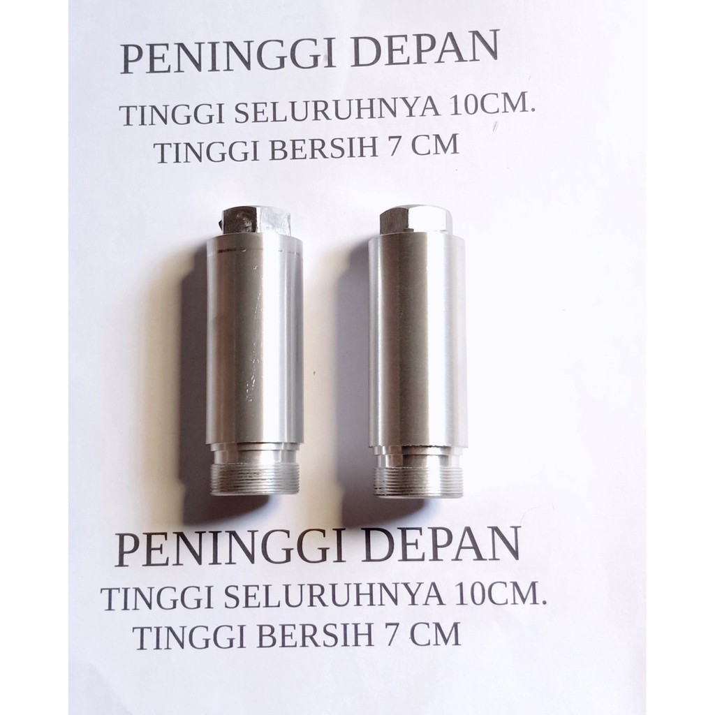 PENINGGI SHOCK DEPAN HONDA TIGER /VERZA/cb150R/megapro new/megapro lama dll