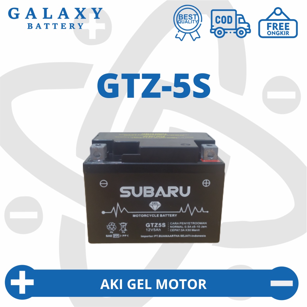 Jual Aki Motor Xeon / Xeon RC / X Ride Yamaha GTZ-5S Subaru Accu Kering