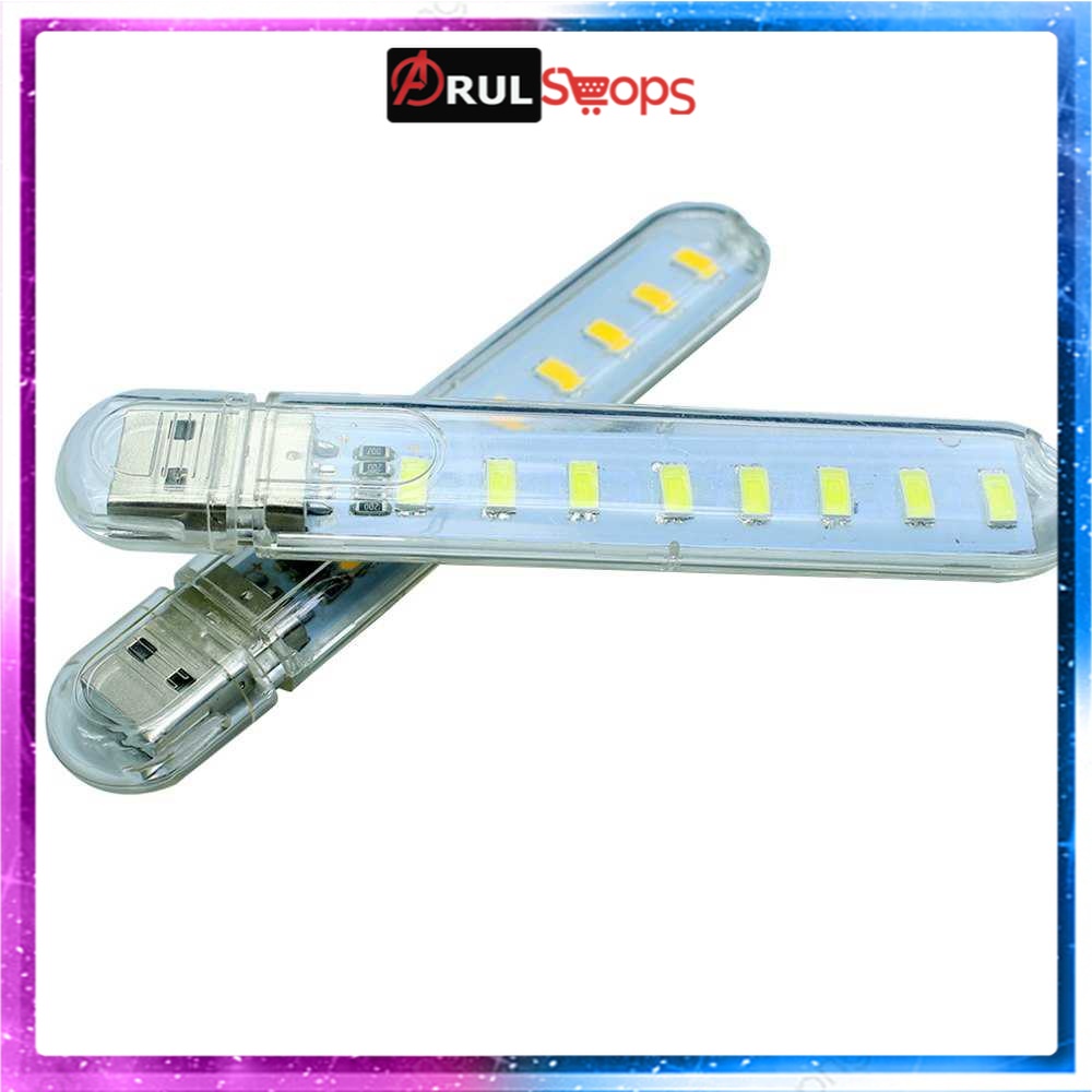 MeeToo USB Lamp 8 Led Model Cool White - SMD 5730