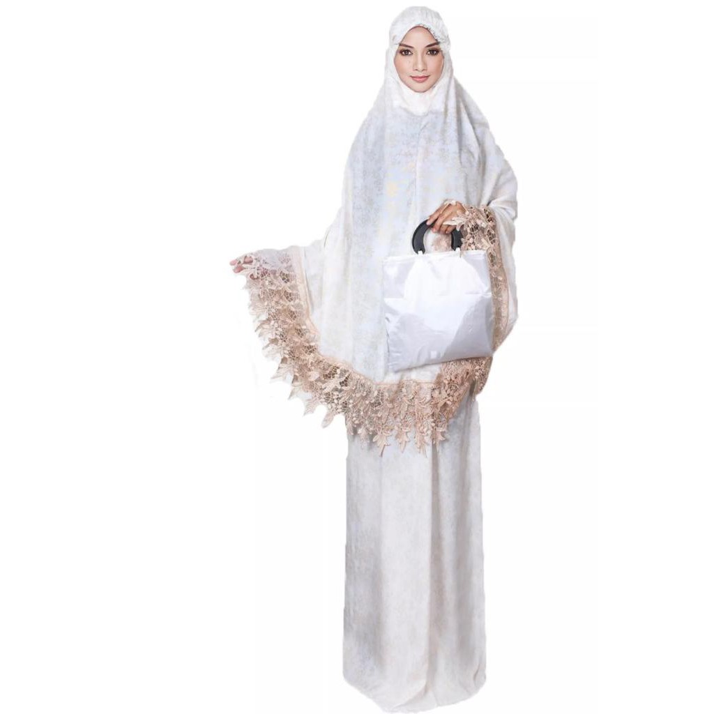 Ori&Terjamin Micci Fashion Mukenah Dewasa - Putih - Best Seller