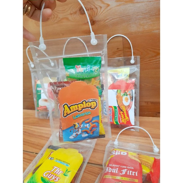 TAS SNACK AMPLOP ANGPAU LEBARAN  IDUL FITRI  PLASTIK 1 PACK ISI 10