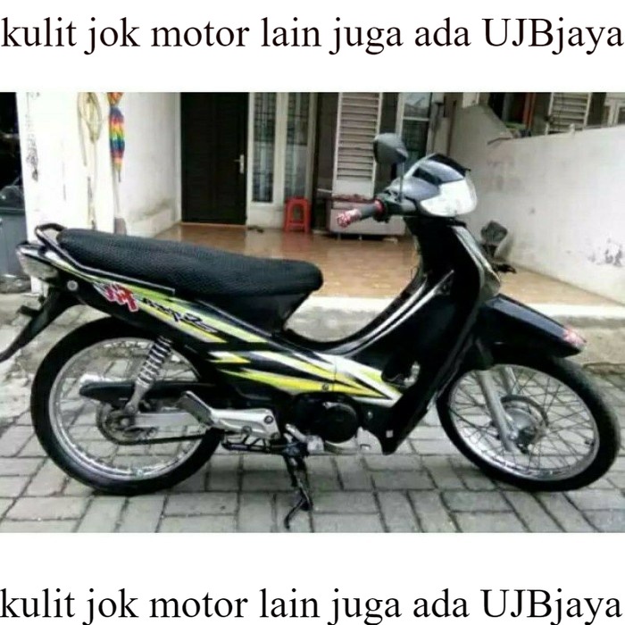 Kulit Jok Motor  Supra Fit Standar / Bahan Ori Sarung Jok Motor  Supra Fit A1