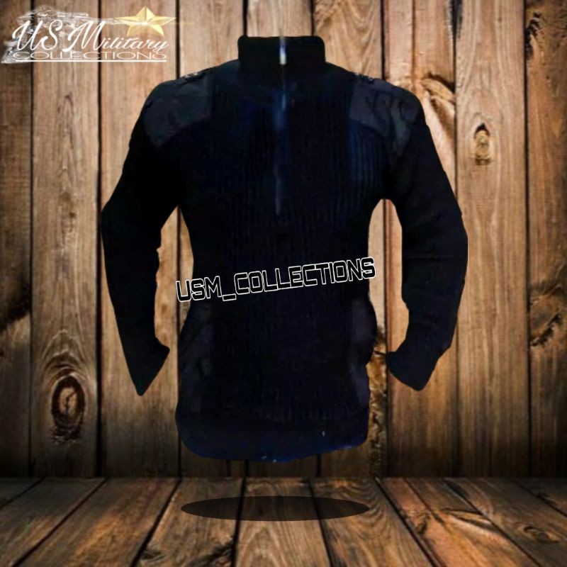 BP SWEATER RAJUT LORENG ARMY / SWEATER RAJUT PRIA / SWEATER LORENG / HIJAU / HITAM