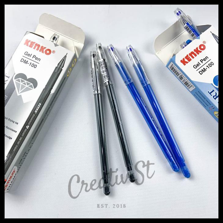 

Kenko Gel Pen Diamond Heart Dm-100 0.5 Mm - Hitam