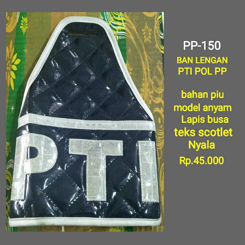 pp-150 ban lengan pti pol pp ban lengan pol pp pti