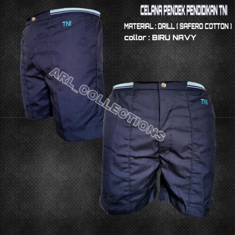 CELANA PENDEK BIRU NAVY TNI/CELANA PENDIDIKAN TNI/CELANA KOLOR OLAHRAGA TNI