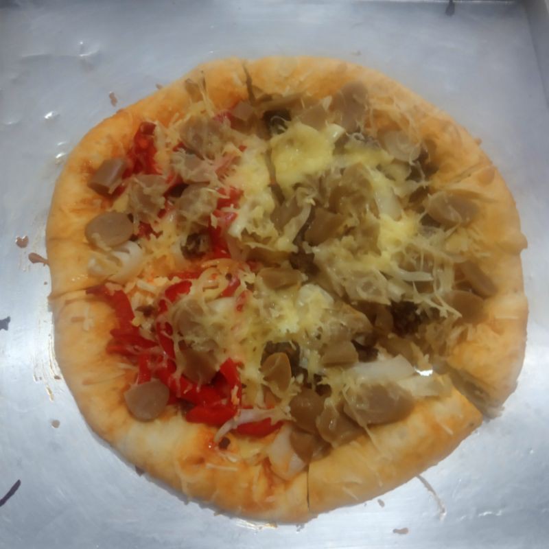 

Pizza ekonomis pengiriman gosend dan grab