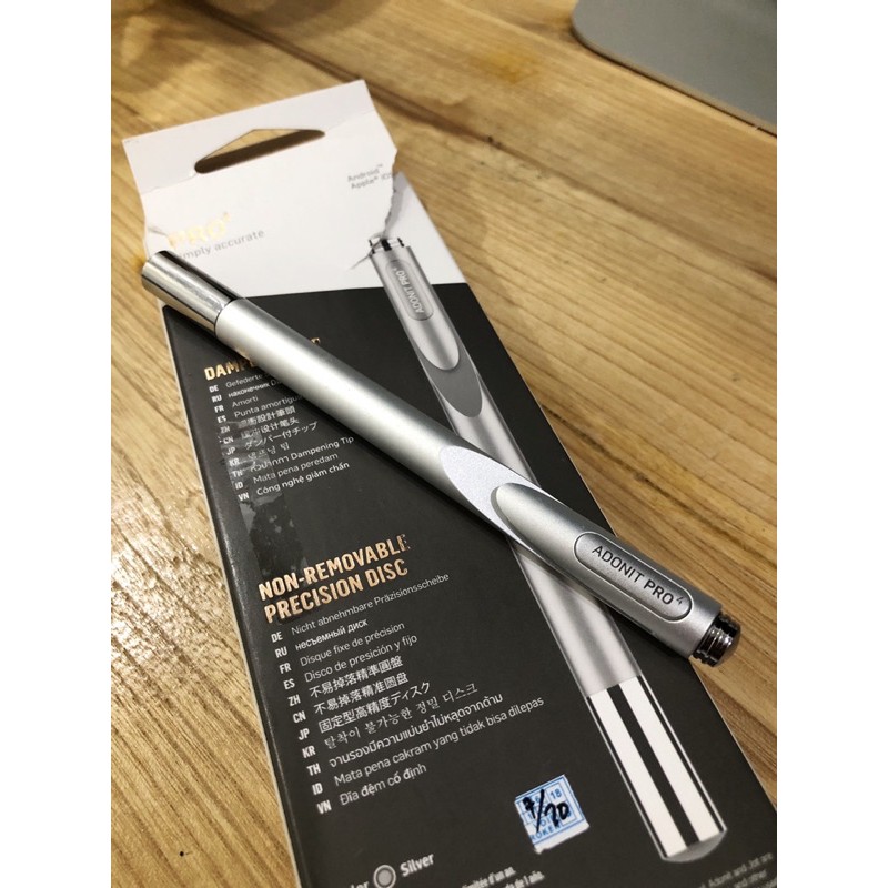 Adonit Pro 4 Precision Stylus Pen for Android/Iphone/ipad - Silver