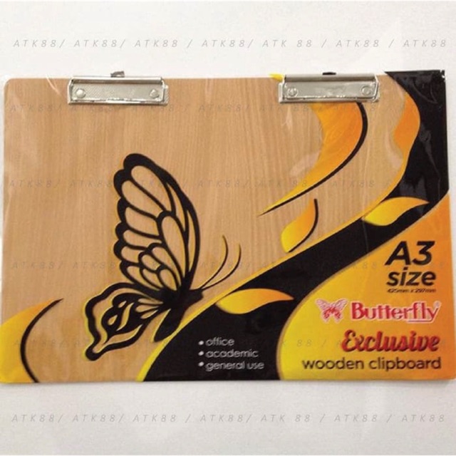 

Papan dada a 3 butterfly kayu a3 besar clipboard