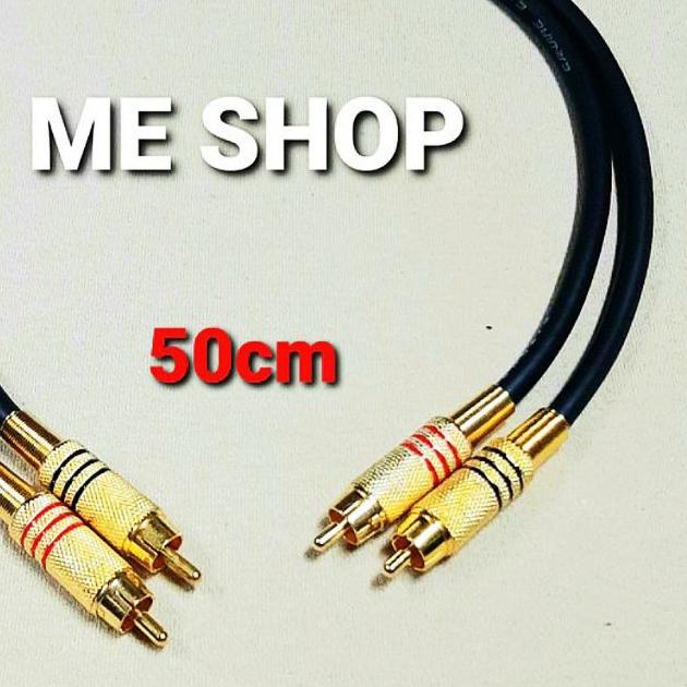 ➱ Kabel jack RCA pendek - kabel canare rca gold Set ✷