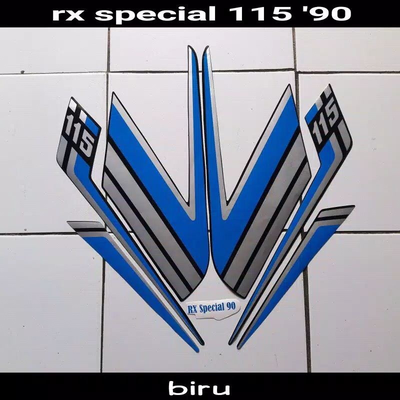 Jual stripping sticker lis motor standar yamaha RX Special 115 tahun ...