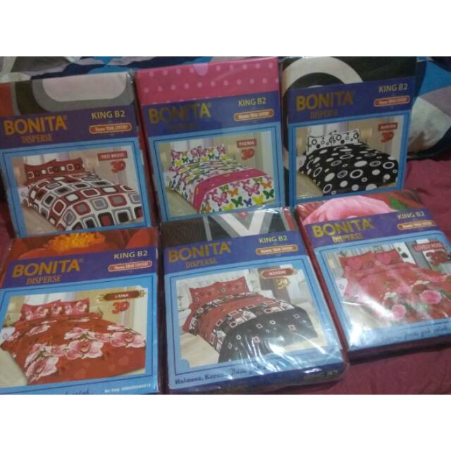 SPREI BONITA DISPERSE KING B2 180*200