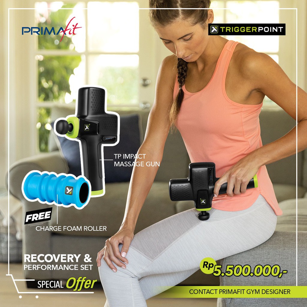 Trigger Point Impact Massage Gun Free Trigger Point Charge Shopee